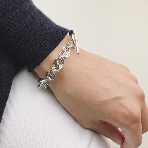 PHILIPPE AUDIBERT通販｜Poe bracelet brass silver color,